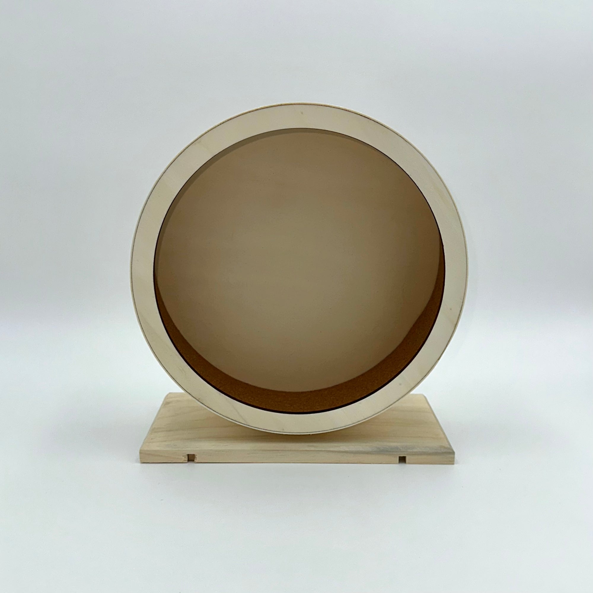 Rueda de ejercicio de madera